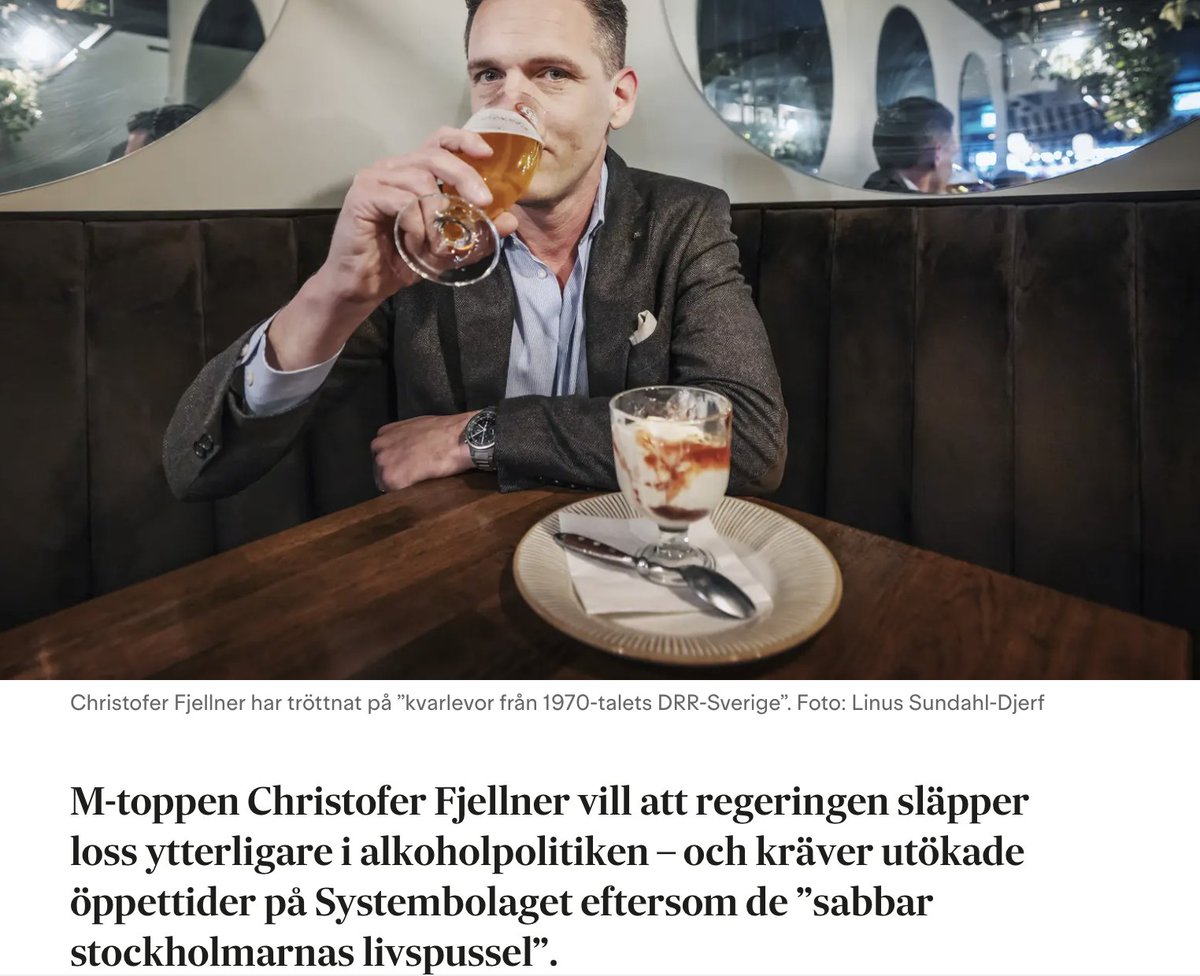 Är det nu vi stockholmare blir avpolletterade från resten av landet? (Och vem beställer öl och glass?)