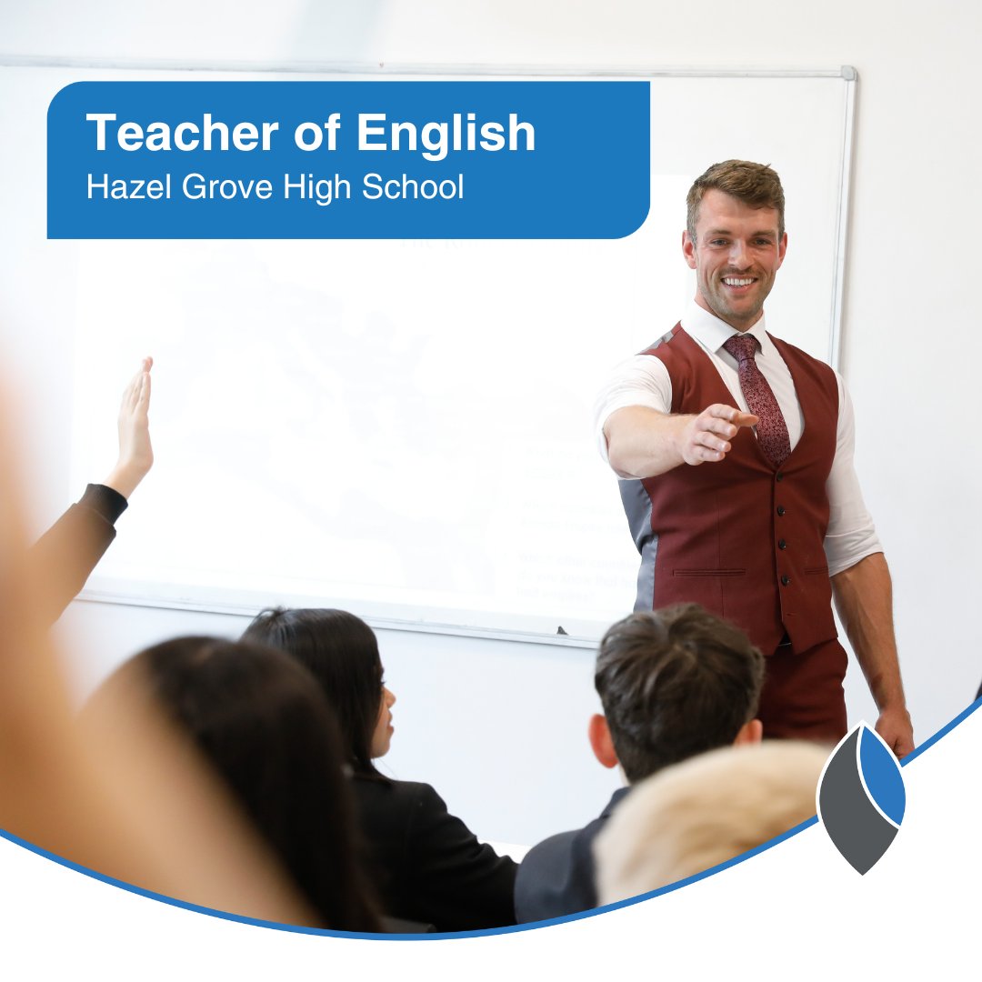 Laurus Jobs (@laurusjobs) on Twitter photo 📚 | Teacher of English
<a href="/H_G_H_S/">Hazel Grove High School</a> are currently looking for a dedicated temporary Teacher of English!
✅suitable for both experienced teachers or newly qualified teachers.
Follow the link below!
eteach.com/job/teacher-of… 📚 | Teacher of English
<a href="/H_G_H_S/">Hazel Grove High School</a> are currently looking for a dedicated temporary Teacher of English!
✅suitable for both experienced teachers or newly qualified teachers.
Follow the link below!
eteach.com/job/teacher-of…