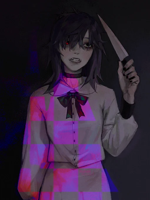 creepy mita my favorite mita #MiSide #shikeiillust 