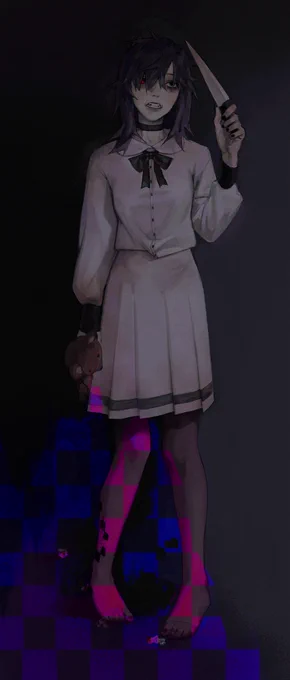 creepy mita my favorite mita #MiSide #shikeiillust 