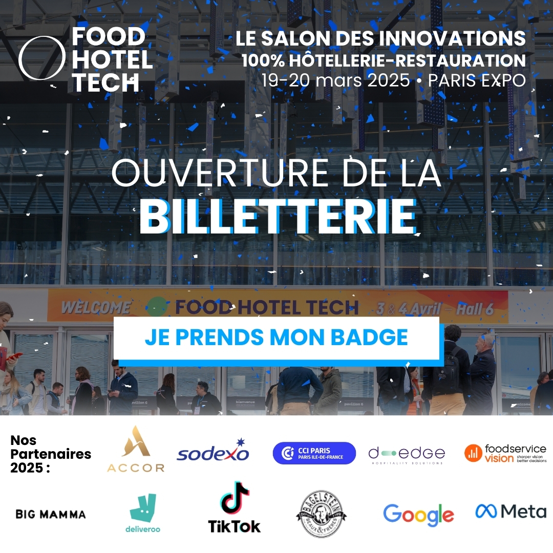 🎉 La billetterie du Salon Food Hotel Tech 2025 est ouverte ! 🍽️🚀

Rendez-vous à Paris les 19 &amp; 20 mars pour découvrir les innovations du CHR.

🎟️ Réservez votre badge ici : foodhoteltech.com/badge-invitati…

#FHT2025 #Innovation #Restauration #Paris