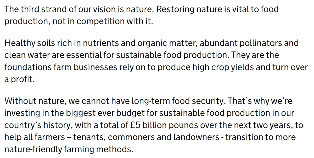Craig Bennett (@craigbennett3) on Twitter photo Good to see <a href="/SteveReedMP/">Steve Reed MP</a> <a href="/DefraGovUK/">Defra UK</a> in speech to <a href="/oxfordfarming/">Oxford Farming Conference</a> conf spell out very clearly that "Without #nature, we cannot have long-term food security".
It's so obvious that you would have thought it shouldn't need saying.
But it did
So #ThankYou Good to see <a href="/SteveReedMP/">Steve Reed MP</a> <a href="/DefraGovUK/">Defra UK</a> in speech to <a href="/oxfordfarming/">Oxford Farming Conference</a> conf spell out very clearly that "Without #nature, we cannot have long-term food security".
It's so obvious that you would have thought it shouldn't need saying.
But it did
So #ThankYou