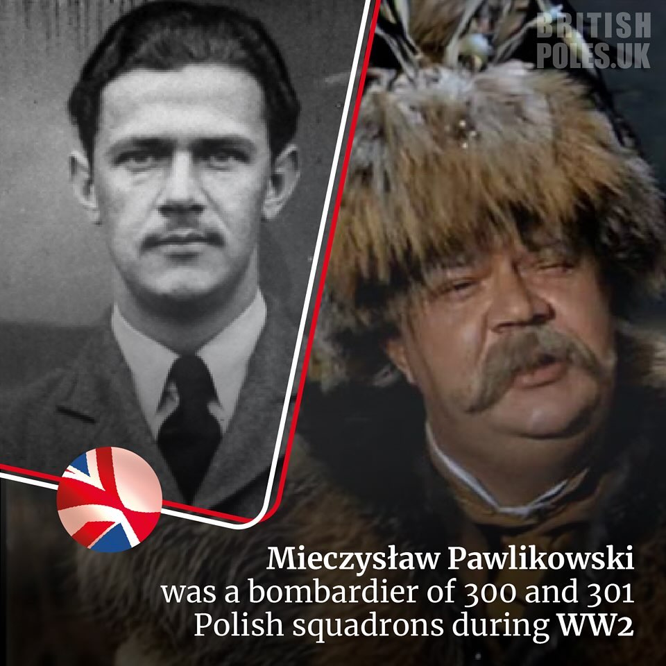 britishpoles's tweet photo. #DYK that Polish actor Mieczysław Pawlikowski was also a WWII airman? He served as a bombardier in the 300 and 301 Squadrons of the Polish Air Force in Great Britain.
He was born #OTD in 1920. https://t.co/DyyFhDDrRr
