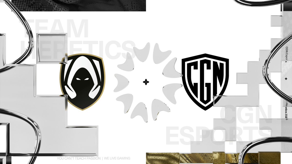CGN Esports (@cgnesportsgg) on Twitter photo CGN Esports x <a href="/TeamHeretics/">Team Heretics</a>
United in Colors. United in Passion. United in Determination.
This partnership goes beyond the game – it’s about building a stronger community, sharing expertise, and creating unforgettable moments for fans across Europe - we are already cooking! CGN Esports x <a href="/TeamHeretics/">Team Heretics</a>
United in Colors. United in Passion. United in Determination.
This partnership goes beyond the game – it’s about building a stronger community, sharing expertise, and creating unforgettable moments for fans across Europe - we are already cooking!