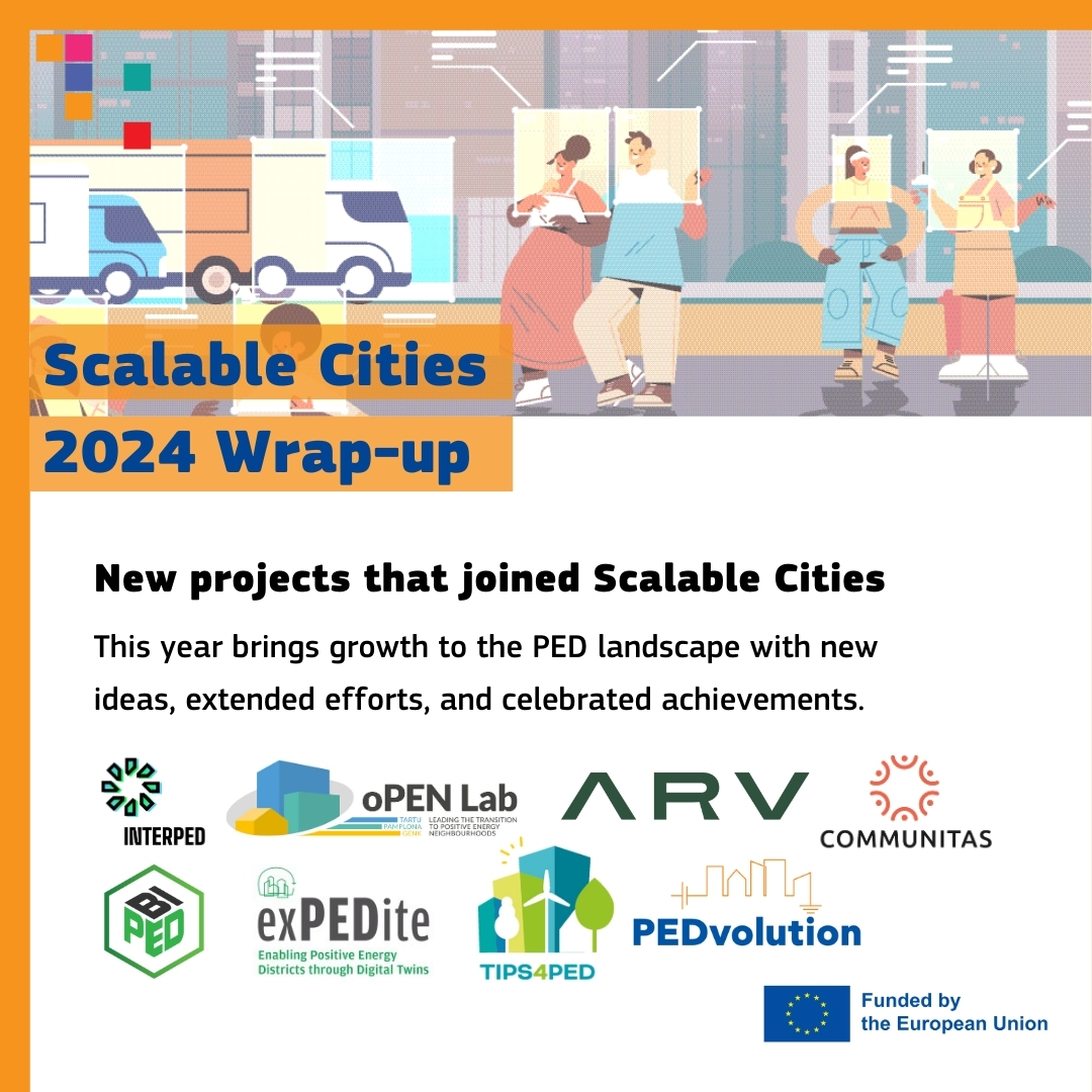 EUSmartCities's tweet image. 🌟 #ScalableCities welcomed 8 new projects in 2024, driving innovation in Positive Energy Districts and advancing energy efficiency, citizen engagement, and sustainability.

These initiatives pave the way for a climate-neutral Europe.

#YearInReview #EnergyTransition #PCEDs