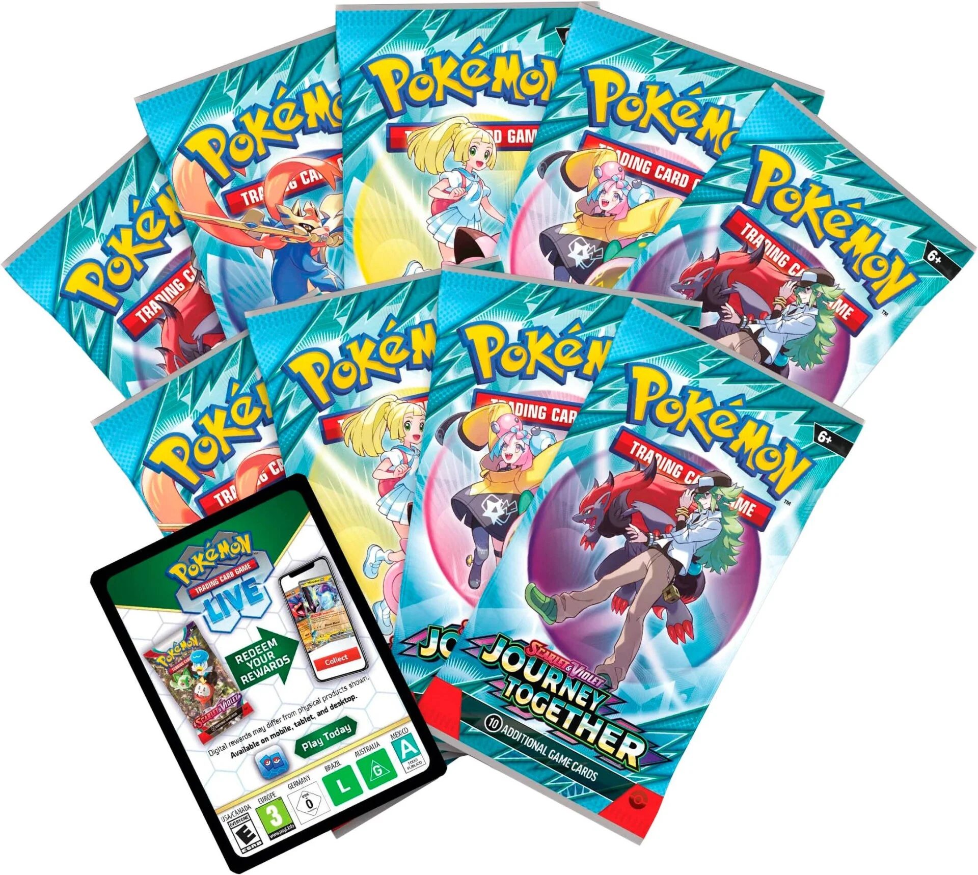 アメリカ版ポケモンカードゲーム Journey Together ポケモンカード Journey Together ブースター パック 【絵柄