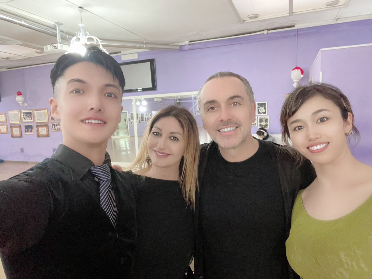 イタリア🇮🇹ローマにて🎉
ウィリアム＆アレッサンドラ
ご指導ありがとうございました🙏✨