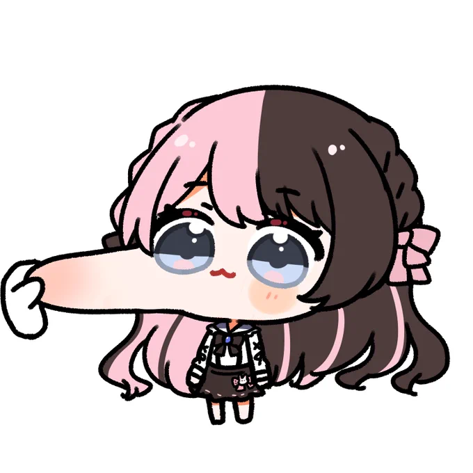 ほっぺたのびひなーの#ひなのの絵なの 