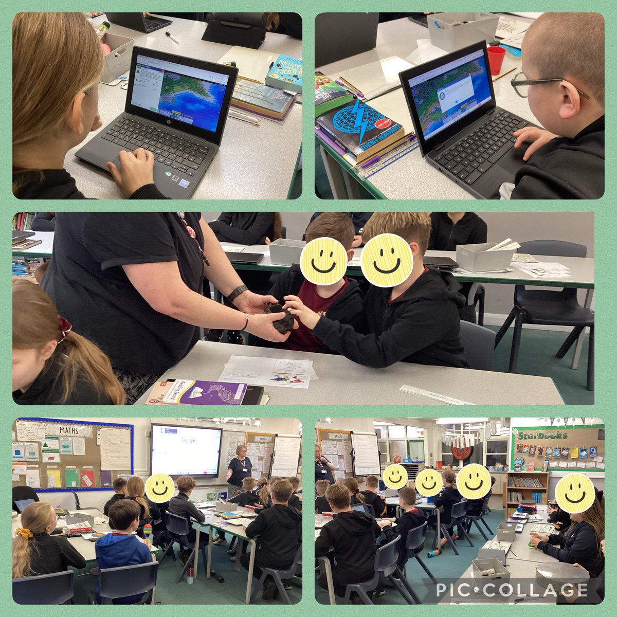 AshingdonAPA's tweet image. Scott class enjoyed their extreme earth launch day, exploring the layers of the earth, volcanic rock and composing music that reflected a volcanic eruption. 🌋 🌍