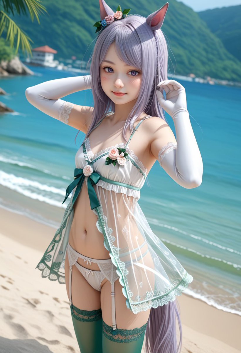 mktskst0621's tweet photo. ノリノリでグラビア撮影に挑むマックちゃん概念
#ウマ娘 
#メジロマックイーン 
#AIイラスト 
#AIグラビア https://t.co/M4bbN2VDJR