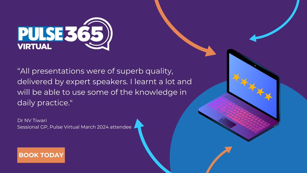 General Practice Awards (@gp_awards) on Twitter photo 🚨 Event Alert for our GP followers:
The first <a href="/PULSE365_Hub/">CPD for GPs</a> virtual events of 2025 are now open for registration:
> Chronic Disease Management: 4-5 Feb
> Gastroenterology & Paediatrics: 12 Mar
Gain quality CPD from work/home - book today bit.ly/4fPvCSL 🚨 Event Alert for our GP followers:
The first <a href="/PULSE365_Hub/">CPD for GPs</a> virtual events of 2025 are now open for registration:
> Chronic Disease Management: 4-5 Feb
> Gastroenterology & Paediatrics: 12 Mar
Gain quality CPD from work/home - book today bit.ly/4fPvCSL