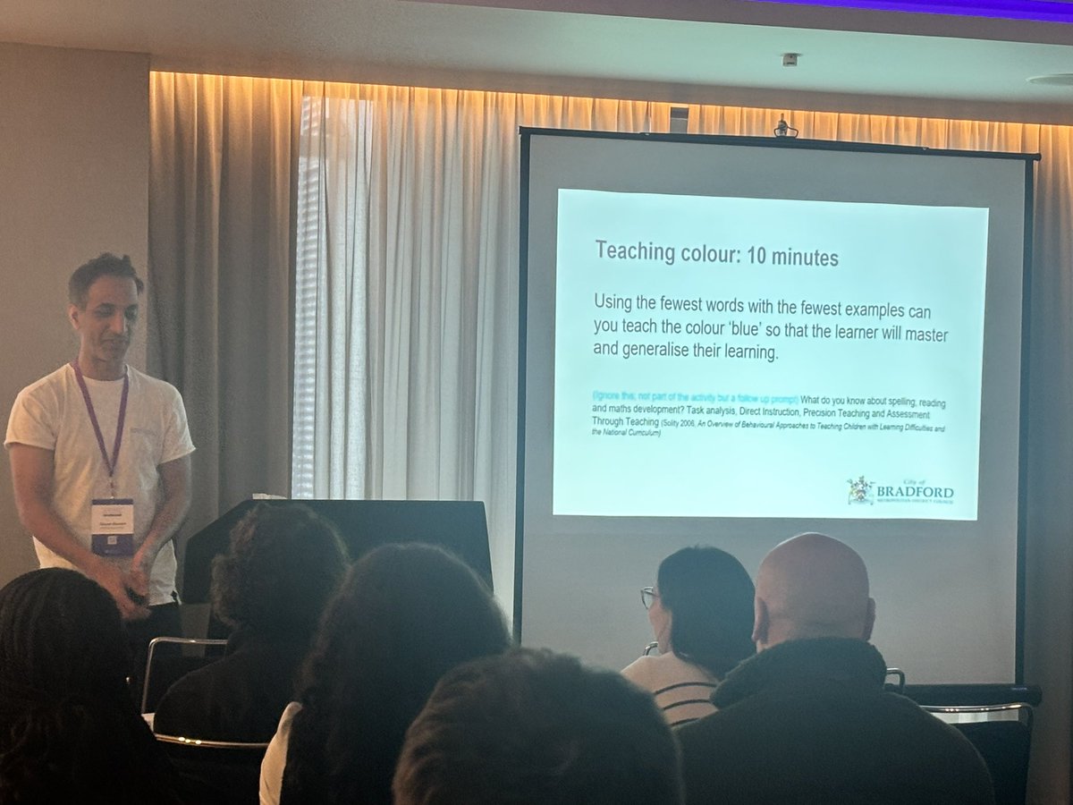 BPS DECP (@decpofficial) on Twitter photo The inimitable <a href="/NazamHussainEP/">Dr Nazam Hussain</a> presenting an inspiring and thought-provoking session about how we conceptualise learning needs, and the powerful role of direct instruction in supporting equitable and inclusive education.
#decp2025
<a href="/BPSOfficial/">British Psychological Society</a>
#twittereps The inimitable <a href="/NazamHussainEP/">Dr Nazam Hussain</a> presenting an inspiring and thought-provoking session about how we conceptualise learning needs, and the powerful role of direct instruction in supporting equitable and inclusive education.
#decp2025
<a href="/BPSOfficial/">British Psychological Society</a>
#twittereps