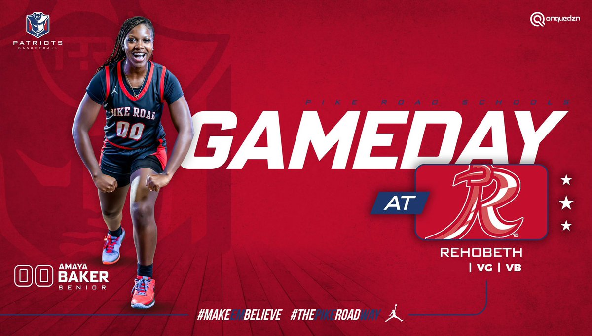 🏀🚨GAMEDAY🚨🏀

🆚Rehobeth
⏰ 5:00pm (VG, VB only)
📍 Rehobeth High Gymnasium 
📺 NFHS
🎟️ gofan.co/event/1702815?…

#MakeEmBelieve | #ThePikeRoadWay | #ConnectionOverPerfection | #BTS