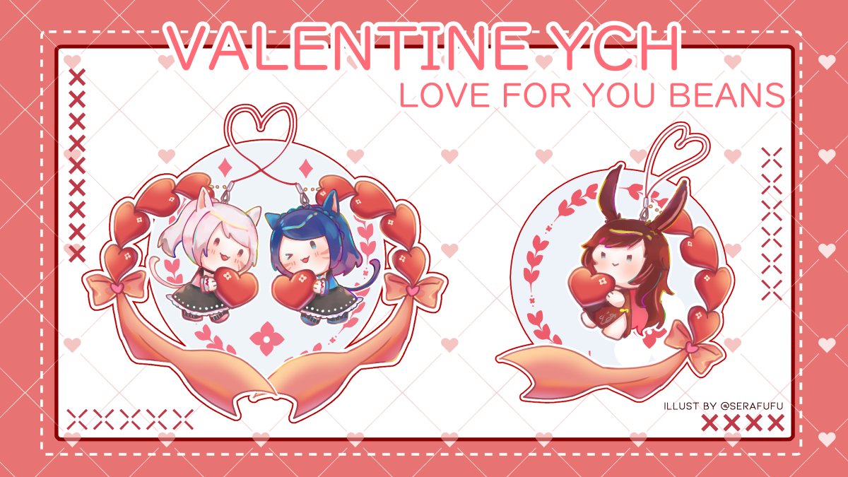 serafufu's tweet photo. 🌷 VALENTINE YCH NOW OPEN 🌷
Its the time of the year again!
Show your love to your SO & your friends this Valentine & White day! — starting from USD35 each!
RTs & ❤️appreciated!
https://t.co/v91060QDZk
#VGenComm #ValentinesDay #serafuarto https://t.co/miE8ADShLF