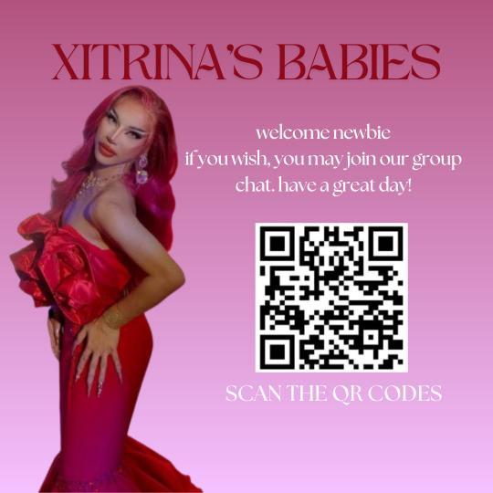 Hey babies! For those who want to join the gc here's the Qr code💗