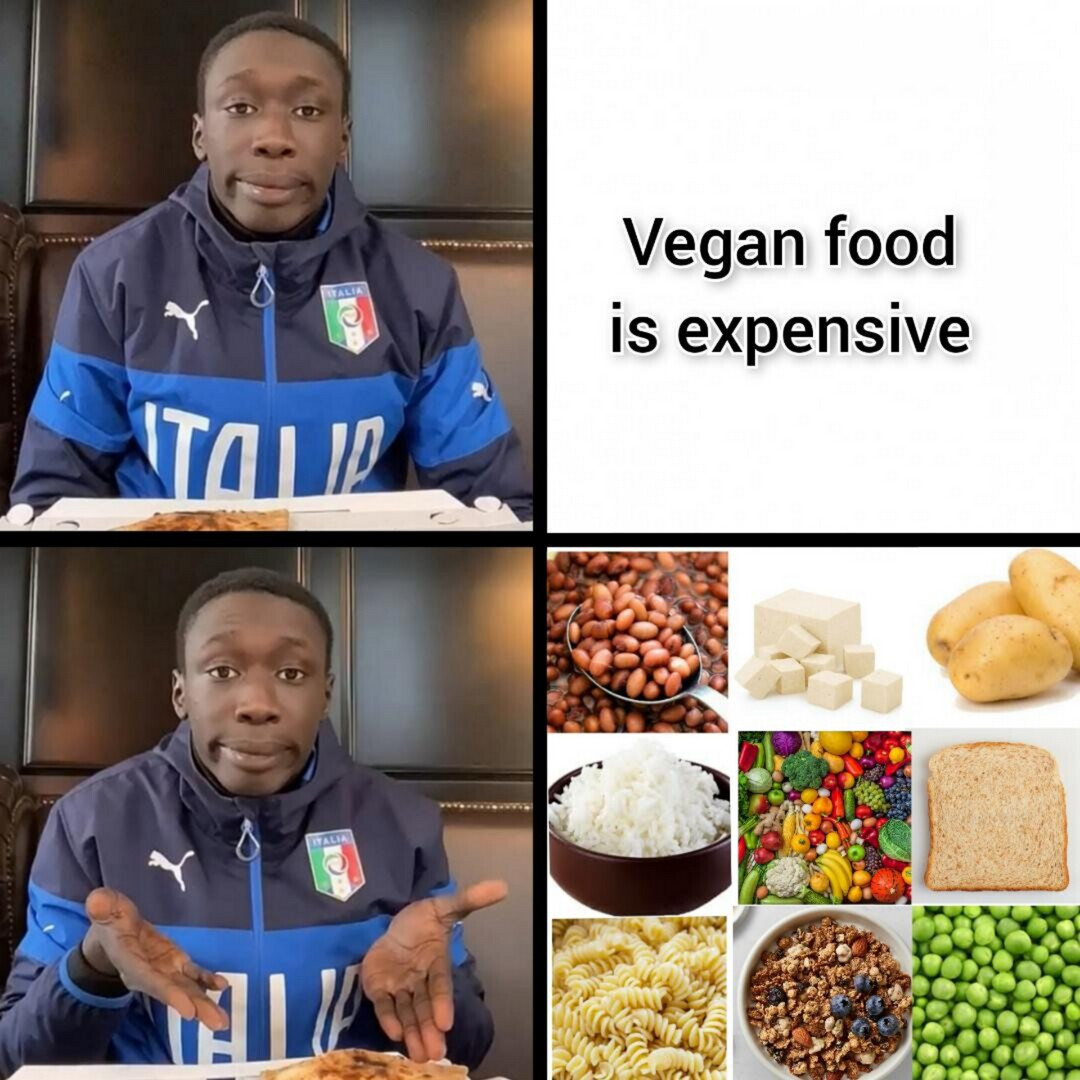Who says vegan food has to break the bank? 💸🌱
Staples like beans, rice, potatoes🥔, and seasonal veggies are budget-friendly AND delicious! 
➡️rpb.li/2tRE
#Veganuary doesn’t have to be expensive—just simple and sustainable🔋.  #VeganOnABudget
C:<a href="/vegan4Danimals/">cokoroko</a>