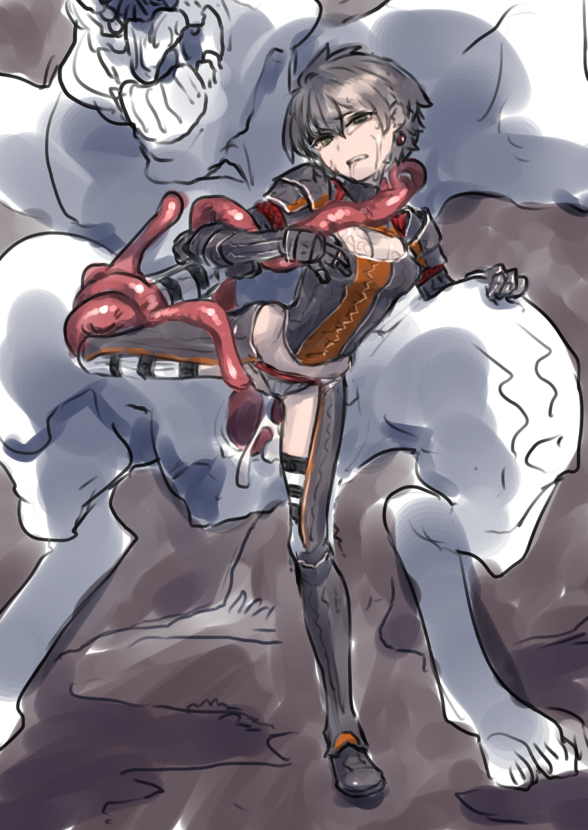 ゲリョス装備はラバーだからエッチじゃないわけねえよなあ。 