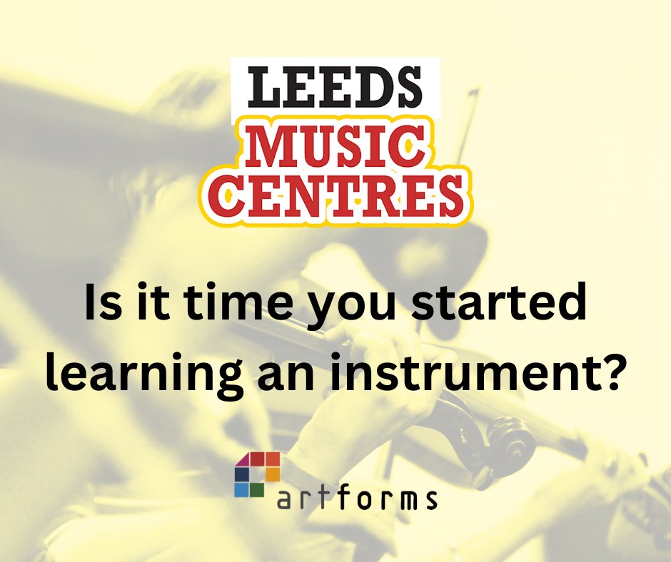 ArtForms (@artformsleeds) on Twitter photo Is it time you started learning an #instrument? Our Leeds Music Centres reopen Saturday 11th Jan! We have six locations across Leeds in Guiseley, <a href="/HorsforthMusic/">Horsforth Music Centre</a>, <a href="/NorthLeedsMusic/">North Leeds Music Centre</a>, Rothwell, <a href="/SouthLeedsMusic/">South leeds music centre</a> and <a href="/MusicWetherby/">Wetherby Music Centre</a>.
Visit artformsleeds.co.uk for more info! Is it time you started learning an #instrument? Our Leeds Music Centres reopen Saturday 11th Jan! We have six locations across Leeds in Guiseley, <a href="/HorsforthMusic/">Horsforth Music Centre</a>, <a href="/NorthLeedsMusic/">North Leeds Music Centre</a>, Rothwell, <a href="/SouthLeedsMusic/">South leeds music centre</a> and <a href="/MusicWetherby/">Wetherby Music Centre</a>.
Visit artformsleeds.co.uk for more info!