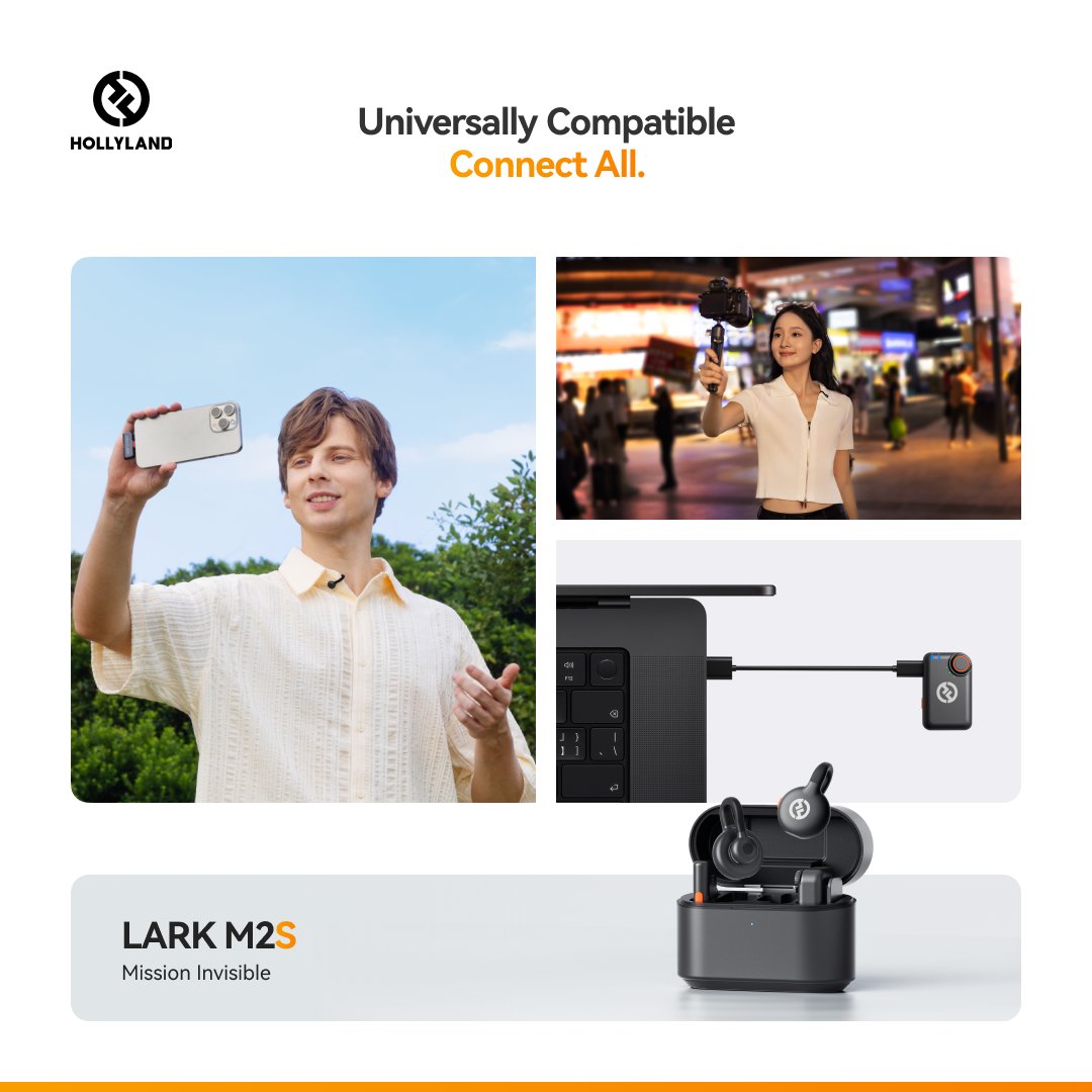 Hollyland_Tech's tweet photo. 3️⃣Unveil the incredible features of the LARK M2S! ✨
👉Learn More: https://t.co/gMGlYMxZPe
#hollyland #hollylandtech #LARKM2S #MISSIONINVISIBLE https://t.co/ORE59E31D4