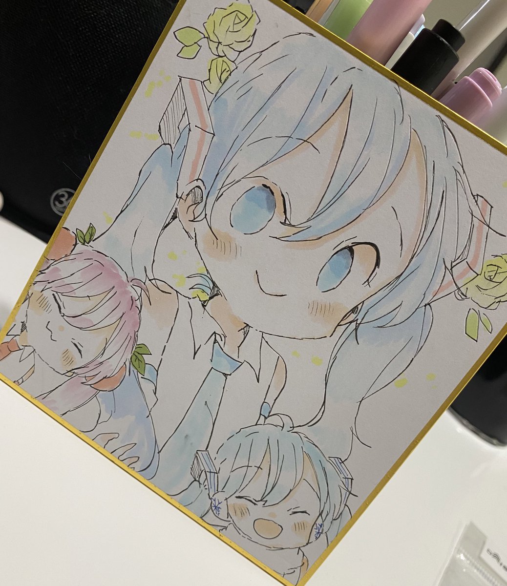 初音ミク 「 」|sakiのイラスト