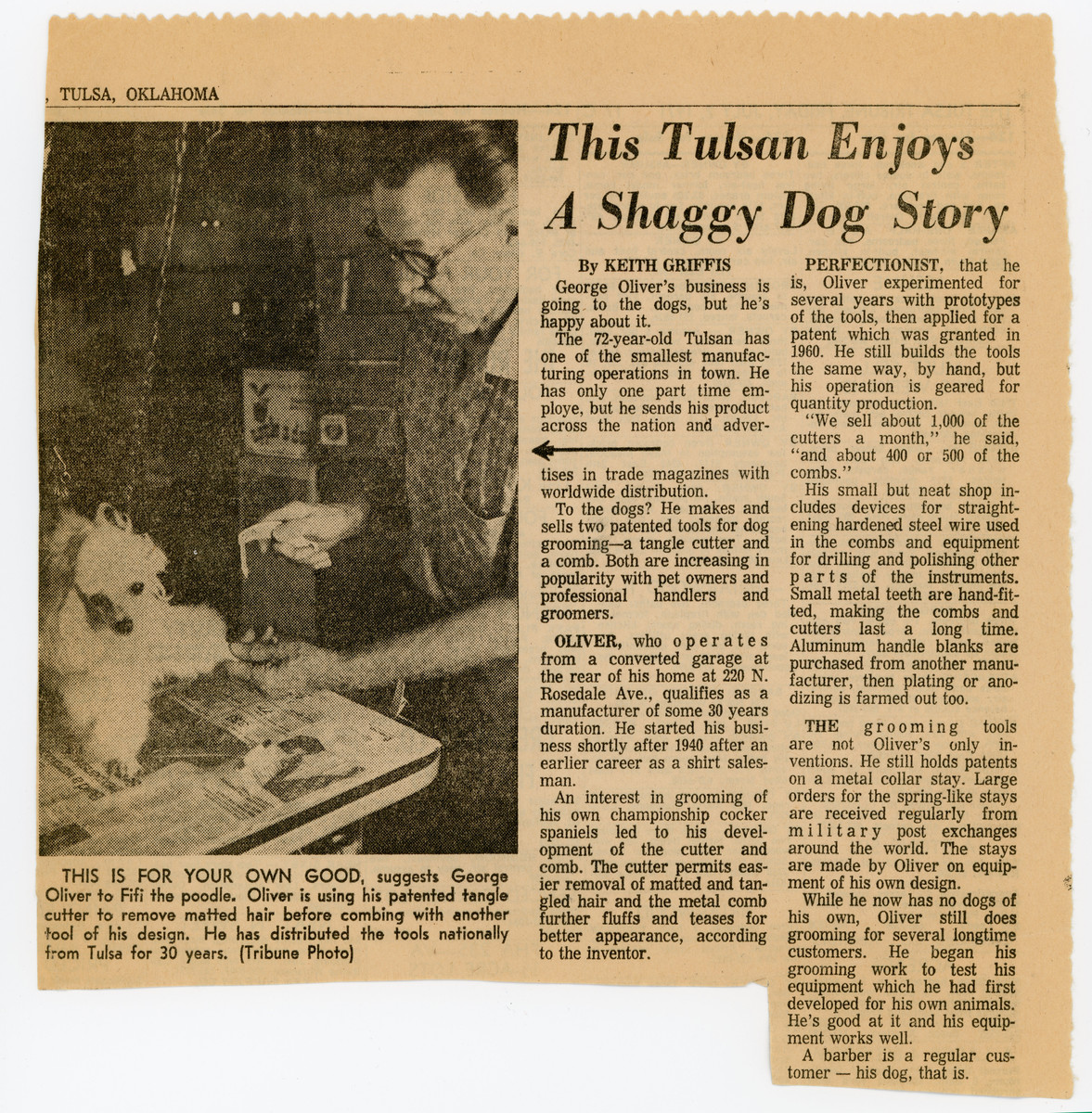 In its earliest days, McElroy operated as a machining shop. One of the earliest products the company produced was the Oliver Pet De-Tangler. #throwbackthursday #mcelroymanufacturing