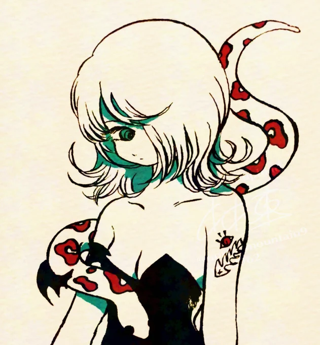 へびの絵、実はたくさんある 