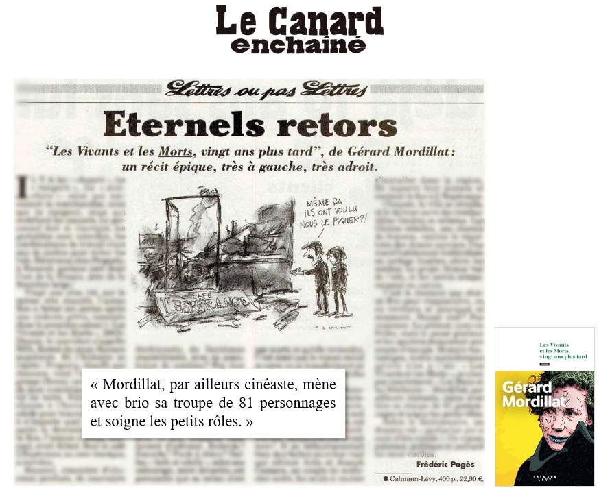 EditionsCalmann-Lévy (@calmann_levy) on Twitter photo 📰 LA PRESSE EN PARLE
"Un récit épique" - "Les Vivants et les Morts, vingt ans plus tard" de Gérard Mordillat dans le <a href="/canardenchaine/">Le Canard enchaîné</a> 🪿
Un roman à découvrir ici 👉 brnw.ch/21wPSW7
#GerardMordillat #LesVivantsetlesMorts 📰 LA PRESSE EN PARLE
"Un récit épique" - "Les Vivants et les Morts, vingt ans plus tard" de Gérard Mordillat dans le <a href="/canardenchaine/">Le Canard enchaîné</a> 🪿
Un roman à découvrir ici 👉 brnw.ch/21wPSW7
#GerardMordillat #LesVivantsetlesMorts