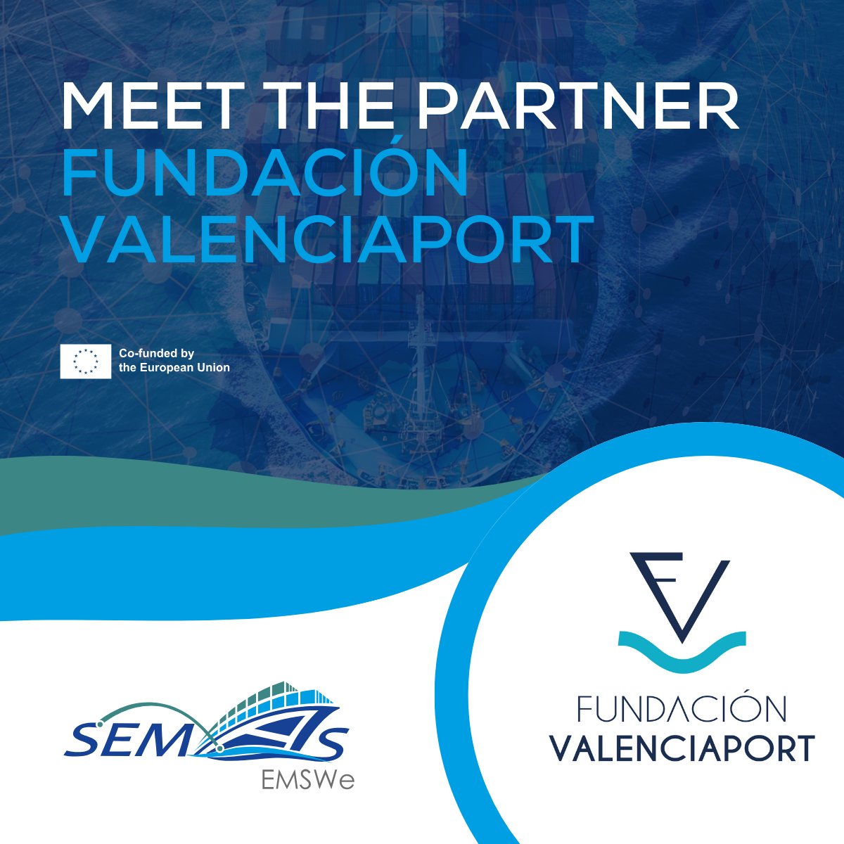 🔎 Discover the partners involved in #SEMAS Project starting with coordinator <a href="/FValenciaport/">FValenciaport</a>  leads the SEMAS project, coordinating the management and technical activities. FV will support and collaborate with national competent authorities to ensure #EMSWe implementation.