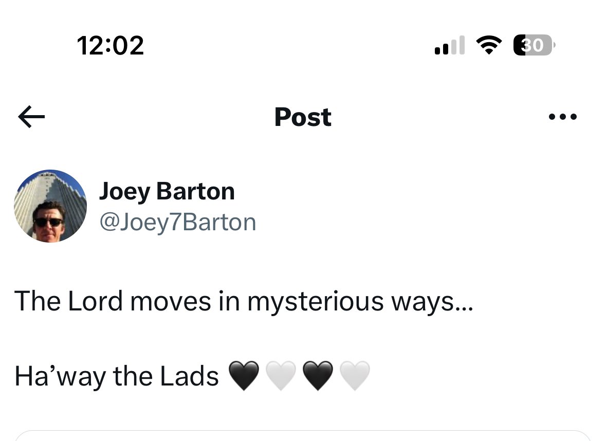 halfduffer's tweet image. Joey loves the lads #SAFC