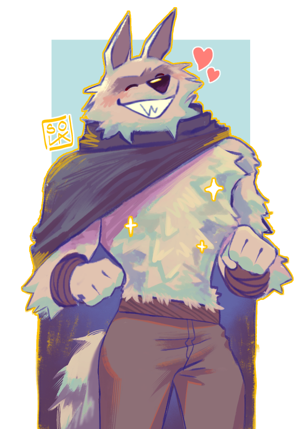 i prefer him as fluffy :b