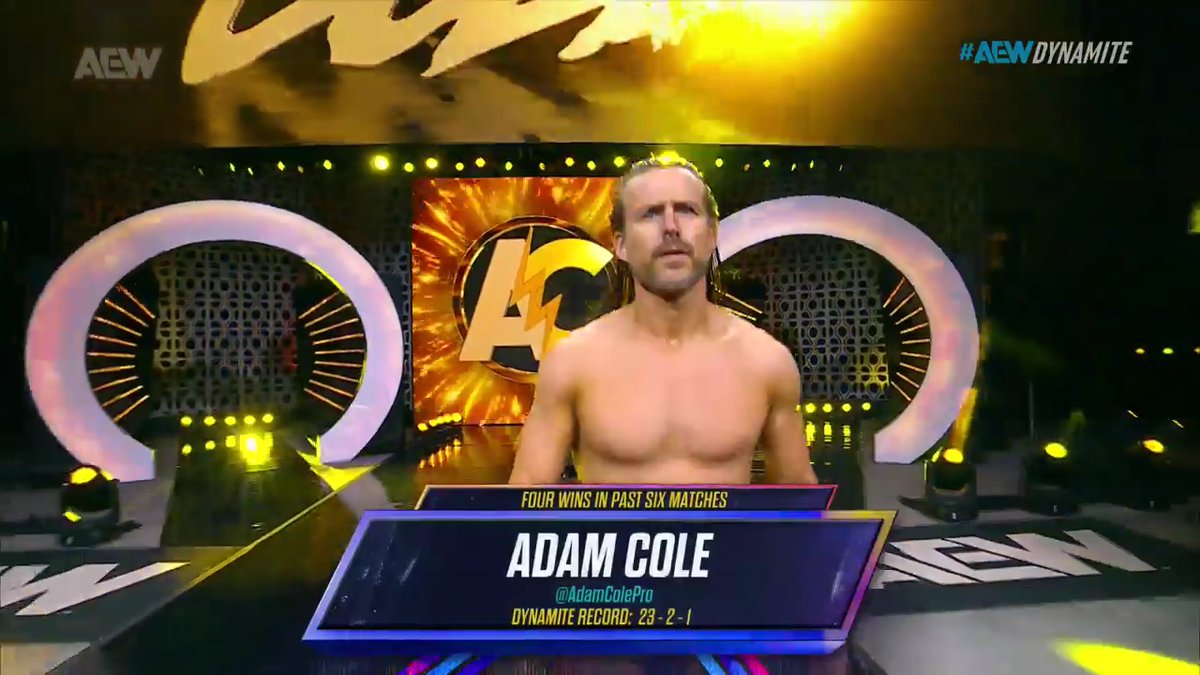 AdamColeSource's tweet photo. HQ #AEWDynamite Screencaptures: https://t.co/tcBenadjtU
#AdamCole #AdamColeBayBay #UndisputedKingdom #AEW 

(@AdamColePro) https://t.co/iz2cVS2GEE