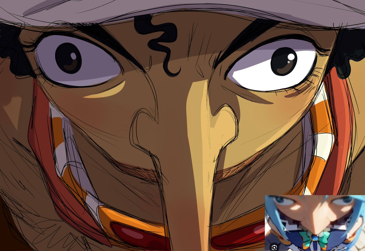 lintushadow's tweet image. Insane Angle Usopp version
Sorry xD 🤣🤣🤣 #usopp #ONEPIECE #onepiecefanart #insaneangle