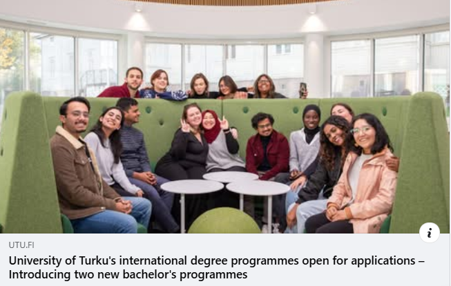 Now is the time to apply🔔
MDP in Futures Studies provides comprehensive, #multidisciplinary and practical education in the field of #futuresstudies. It is designed to educate #foresight experts who help organisations to harness future opportunities. 
utu.fi/en/study-at-ut…