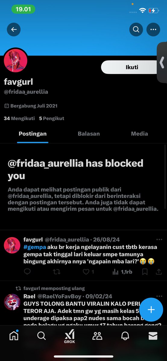 🚫BLACKLIST PINPRI🚫

FRIDA ISRA AURELIA
gamau bayar fee, late lama dikasih waktu cuma dibayar pokok, banyak alesan dan songong, mohon2 ga lapor ke kantor dan janji bakal dibayar lunas tp boong, sosmed gue semua di block kocak wkwk. ini akunnya gue cantumin ya

#pinpri