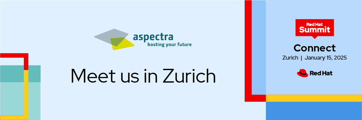 Wir freuen uns, als Sponsor des Red Hat Summit: Connect Zurich am 15. Januar dabei zu sein - Kommen Sie auch und erleben Sie mit uns die Welt der Open-Source-Innovation direkt vor Ort! aspectra.ch/de/blog/auf-wi…
<a href="/RedHat/">Red Hat</a> #OpenShift #opensource #Innovation