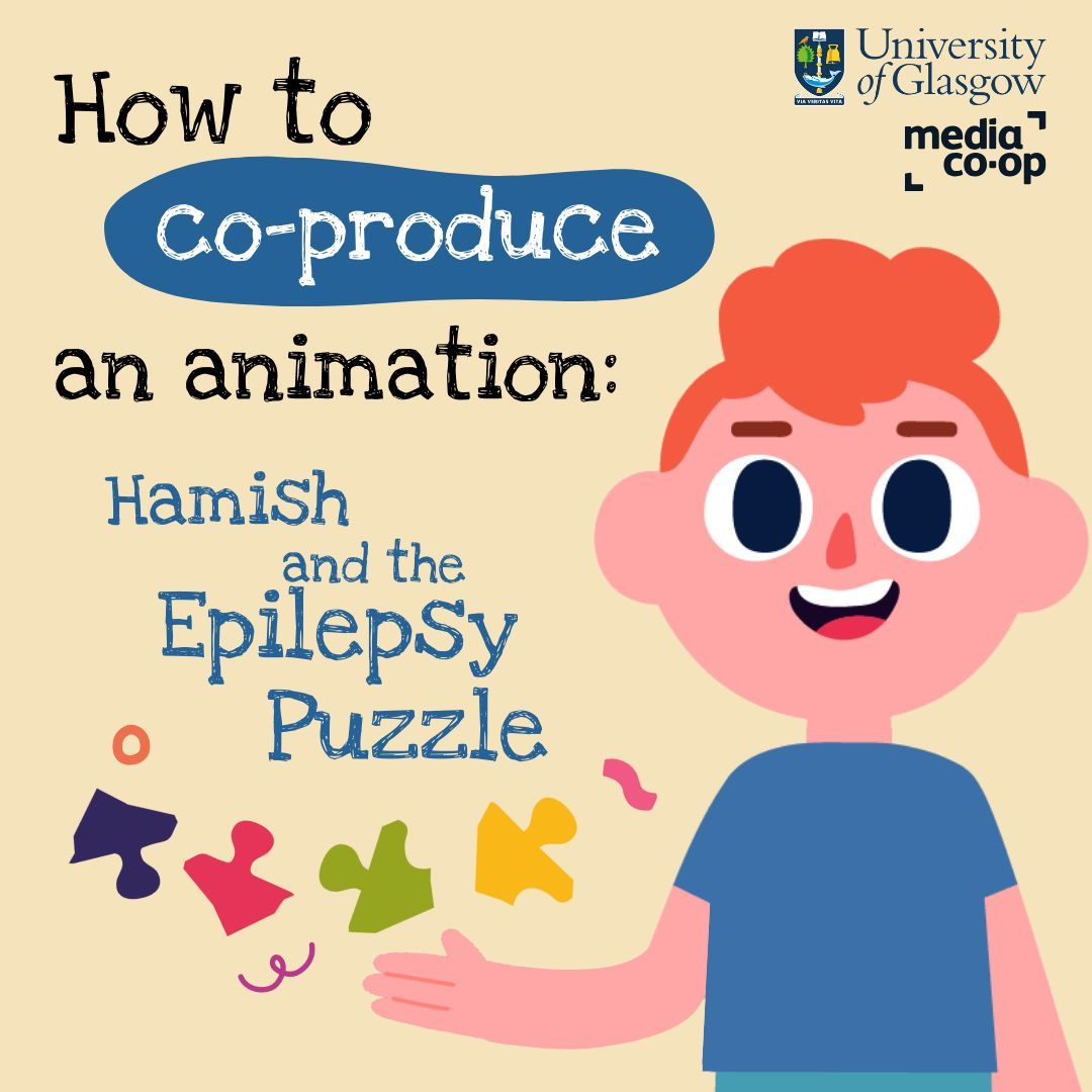 mediaco-op (@mediaco_op) on Twitter photo Join us for 'How to co-produce an animation: Hamish and the Epilepsy Puzzle" on Day 2 of #SCVOGathering @SCVOtweet🧩
Get a sneak peek of a new co-produced animation from <a href="/UofGlasgow/">University of Glasgow</a> and get behind-the-scenes info on how it was made! Book your spot now: tinyurl.com/hamish-animati… Join us for 'How to co-produce an animation: Hamish and the Epilepsy Puzzle" on Day 2 of #SCVOGathering @SCVOtweet🧩
Get a sneak peek of a new co-produced animation from <a href="/UofGlasgow/">University of Glasgow</a> and get behind-the-scenes info on how it was made! Book your spot now: tinyurl.com/hamish-animati…