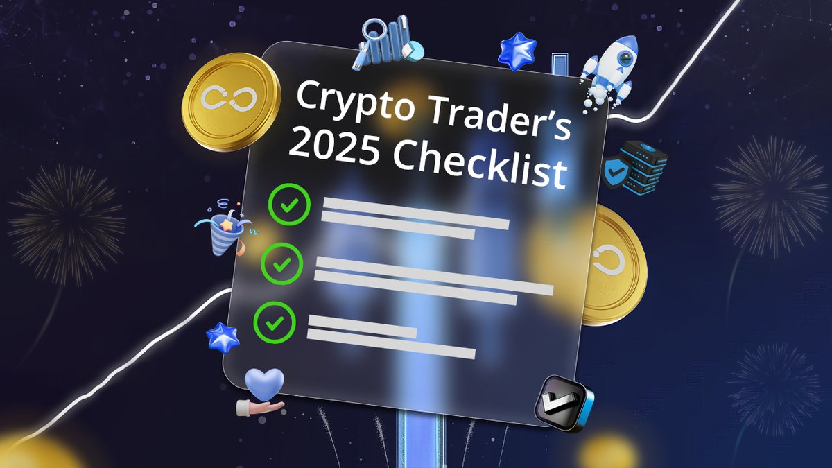 CrowdSwap_App's tweet image. The &quot;Crypto Trader’s 2025 Checklist&quot;📝

✅ Review your portfolio
✅ Celebrate last year’s wins
✅ Reflect on lessons from those bad trades
✅ Get ready for the 2025 bull run

How many have you done so far? And is there something we missed? 🤔
Comment below👇🏻

#CryptoChecklist…