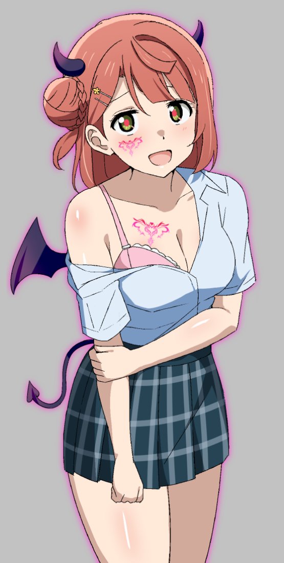 上原歩夢 「歩夢ちゃん 」|しいたけたいしのイラスト