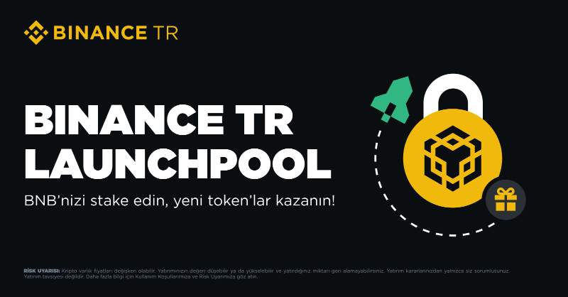 BinanceTR's tweet photo. Beklenen an geldi! 🎉 

#Binance TR topluluğu için büyük haberimizi açıklıyoruz: #Binance TR Launchpool artık yayında! 🚀

Siz de $BNB'lerinizi stake edin, yeni projelerin token'larından kazanma fırsayı yakalayın. Detaylar👇