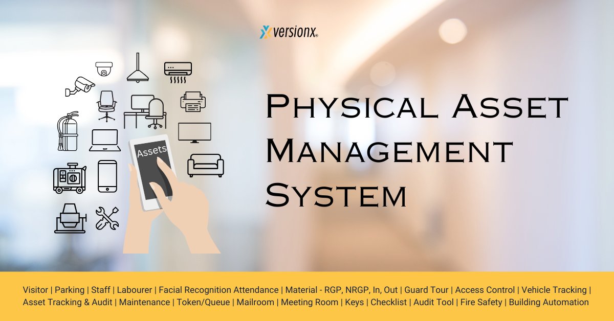 versionxltd's tweet image. Still relying on outdated manual methods for managing your office assets? Read on to know the advantages of transitioning to an asset management system: versionx.in/digital-asset-…

#versionx #physicalasset #assetmanagementsystem #processautomation
#simplifyingoperations