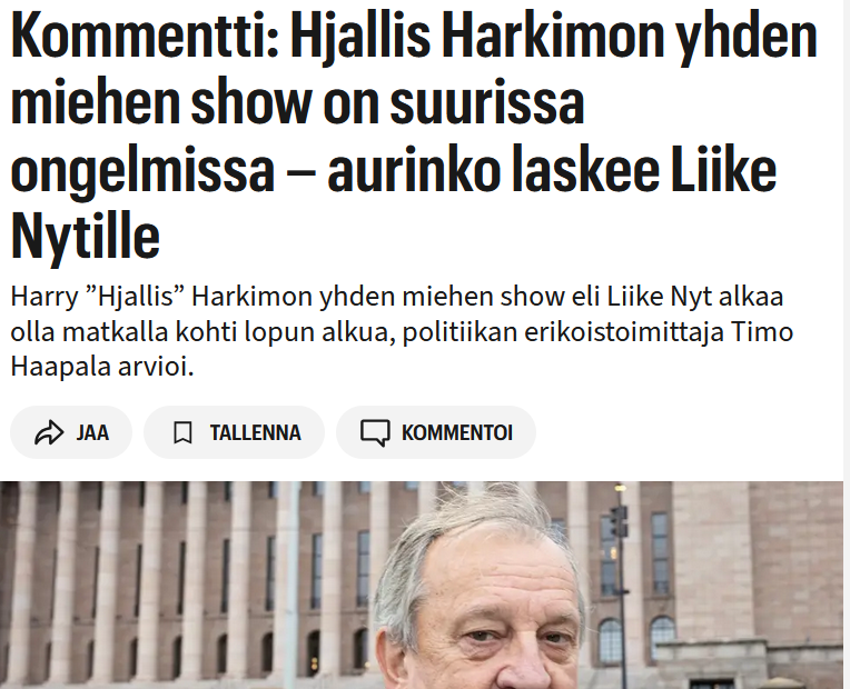 Loppu <- lopun alku <- matkalla kohti lopun alkua <- alkaa olla matkalla kohti lopun alkua. ELI VIELÄ AIKA KAUKANA LOPUSTA!