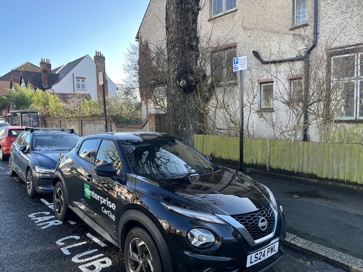 Great to see another new location live, for our Enterprise Car Club. This time in Hove, thanks to our partnership with Guinness Homes at Lyon Close with a great offer to help residents travel sustainably!