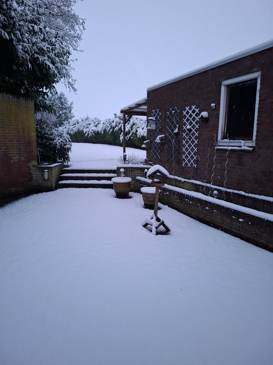 anjaborghans's tweet photo. Vanmorgen om 8.30 uur het is net gestopt met sneeuwen@BuienRadarNL https://t.co/NP761BpPam