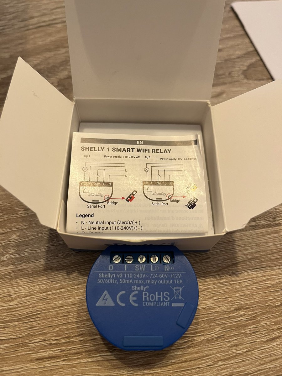 Estoy vendiendo estos Relés Shelly 1 para domotizar luces, interruptores y otros circuitos.
No tienen uso ya que los compré en su momento y al final me he decantado por otra solución.
Tengo 18 y los vendo más baratos que en la web u otras tiendas.Juntos o x separado. Mas info MD