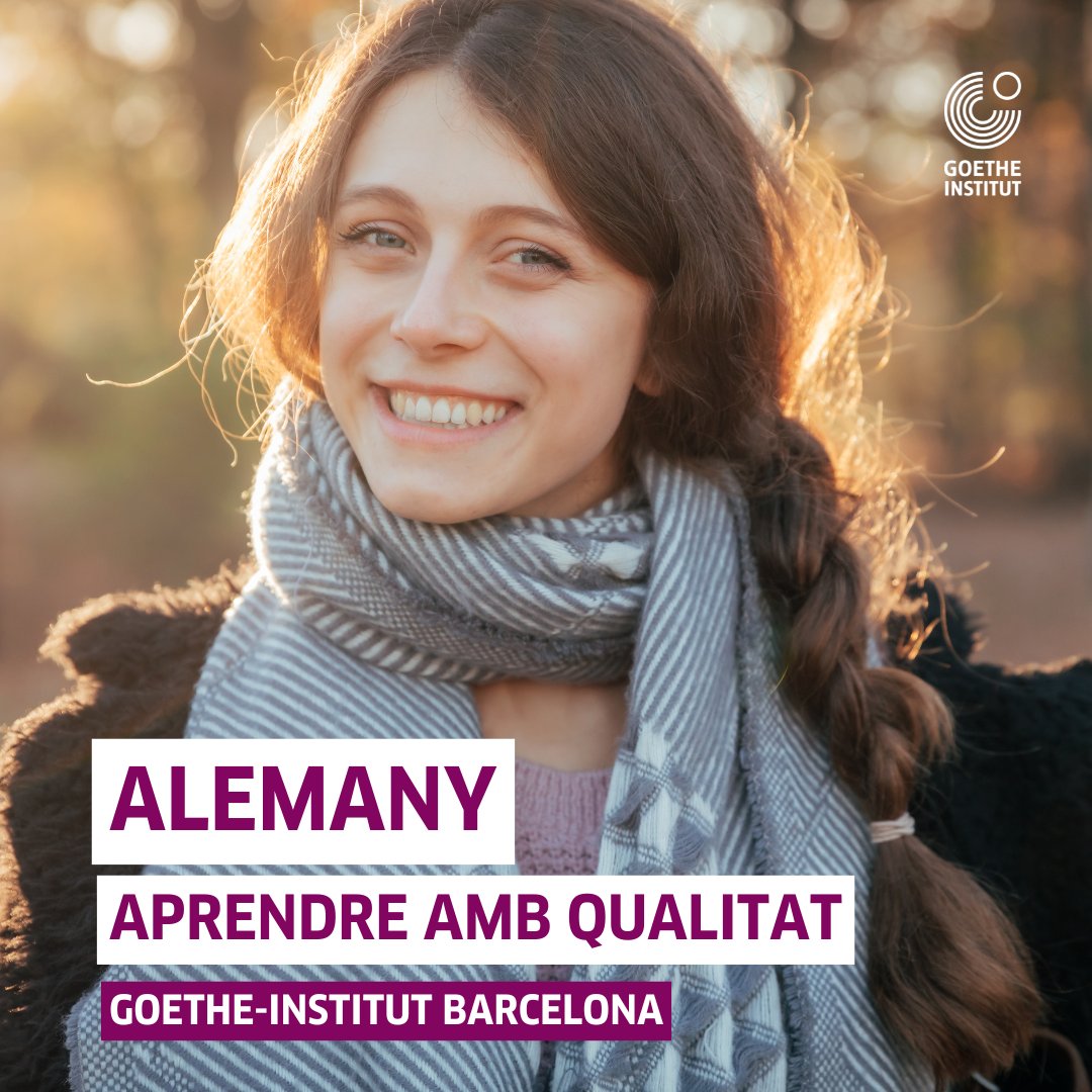 Sempre busques el millor? Amb el Goethe-Institut Barcelona aprens alemany de veritat. Oferim cursos presencials de qualitat, amb professorat nadiu i aprenentatge en grup. T’hi esperem amb il·lusió!
goethe.de/ins/es/ca/sta/…