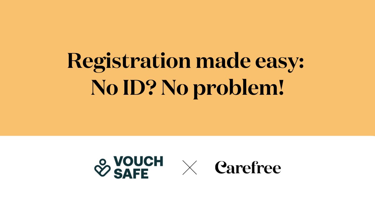 carefreespace's tweet image. We’re delighted to partner with Vouchsafe! 🌟Now, unpaid carers without traditional ID can register with Carefree to access short breaks. With secure, accessible verification, this partnership removes barriers, making breaks possible for more carers. #Carefree #Vouchsafe
