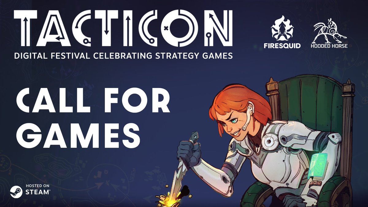What better way to start the year than by submitting your game to #TactiCon?⭐

If you are:
➡️ Working on a strategy game or have recently released one
➡️ Looking for an opportunity to showcase it on Steam

Fill out the form: forms.gle/hC16giGHr5Grs1…
Submission deadline: Jan. 31st