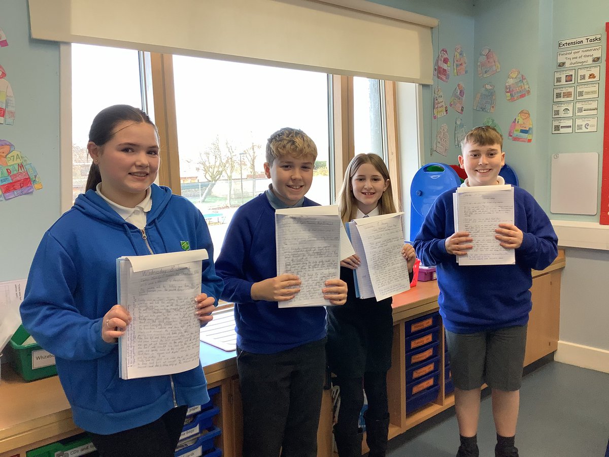 DeanburnPS_P7A's tweet image. Here are the first star 🌟 writers of 2025! #VCOP #UpLevel #Directions #Literacy #ExtendedWriting #P7Team 😊