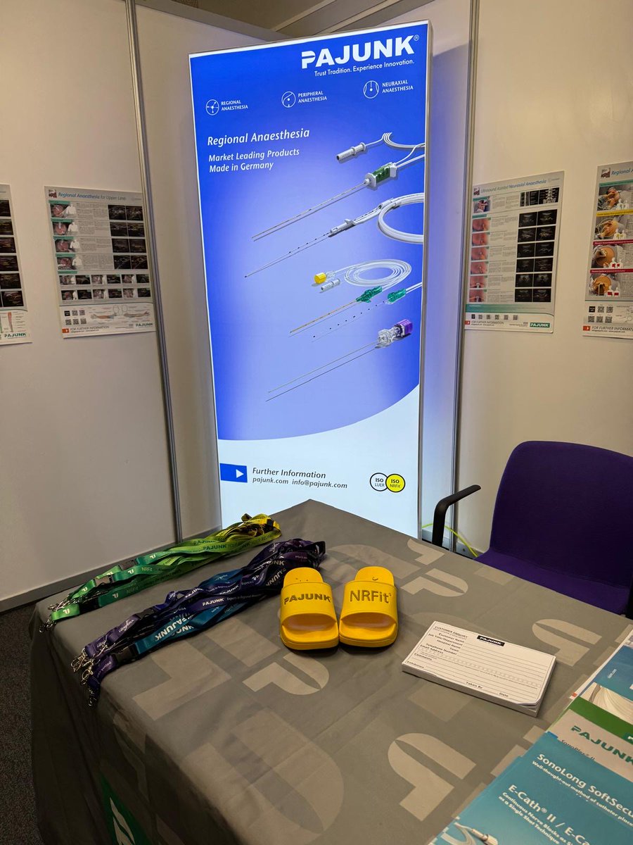 PajunkUK's tweet photo. We are at the Winter Scientific Meeting in London today and Tomorrow. If you are at the event, come say hi to our team!
@Assoc_Anaes
#wearepajunk #PajunkEducation #ReliablePartner #RegionalAnaesthesia #Education #RAUK #Workshop #pocus #anaesthesia #WSM2025 https://t.co/R8ezAfcd5c
