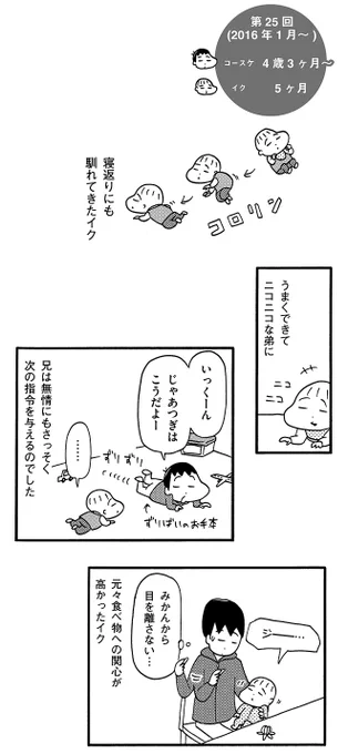 長男4歳3ヶ月 次男5ヶ月 その1(1/2) 